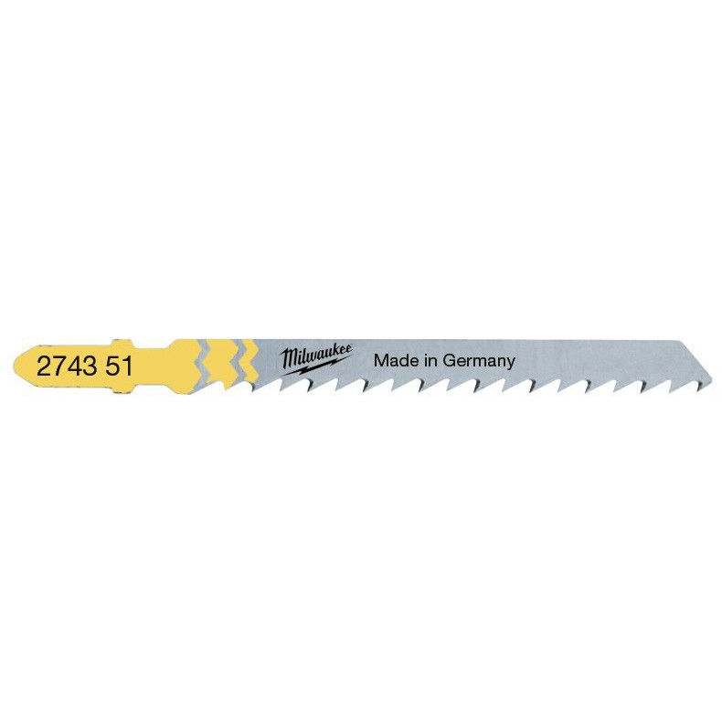 Milwaukee Szúrófűrészlap, tiszta és forgács nélküli vágáshoz, T 101 D, 75 mm, 25 db/csomag termék fő termékképe