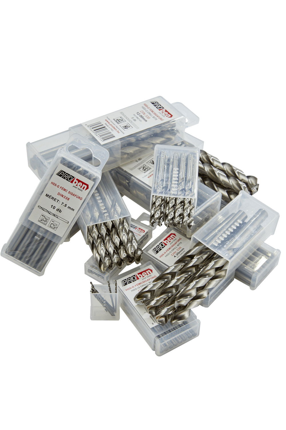 Proben HSS-G Ø17.50 mm Hengeresszárú fém csigafúró, szárcsökkentett, köszörült DIN338 termék fő termékképe