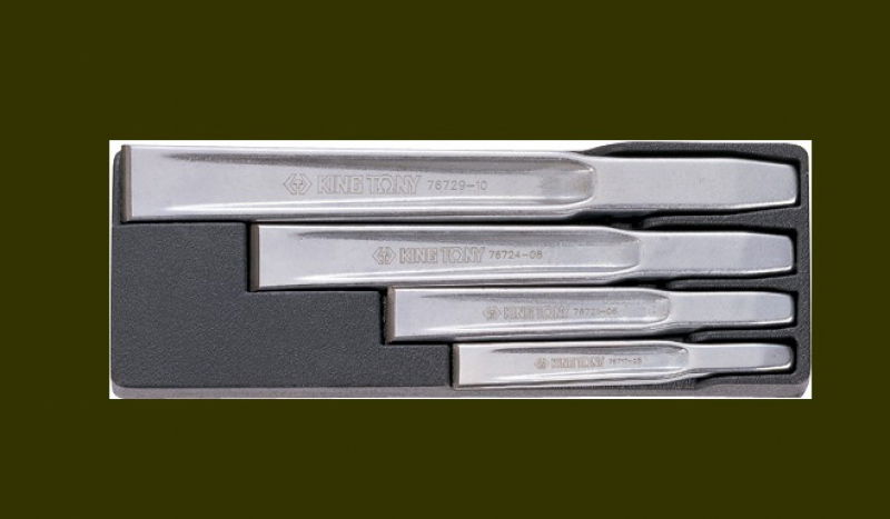 King Tony 4 részes laposvágó készlet         11104PR10 termék fő termékképe