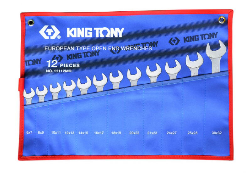 King Tony 12 részes villáskulcs készlet 6-32mm 1112MRN termék fő termékképe