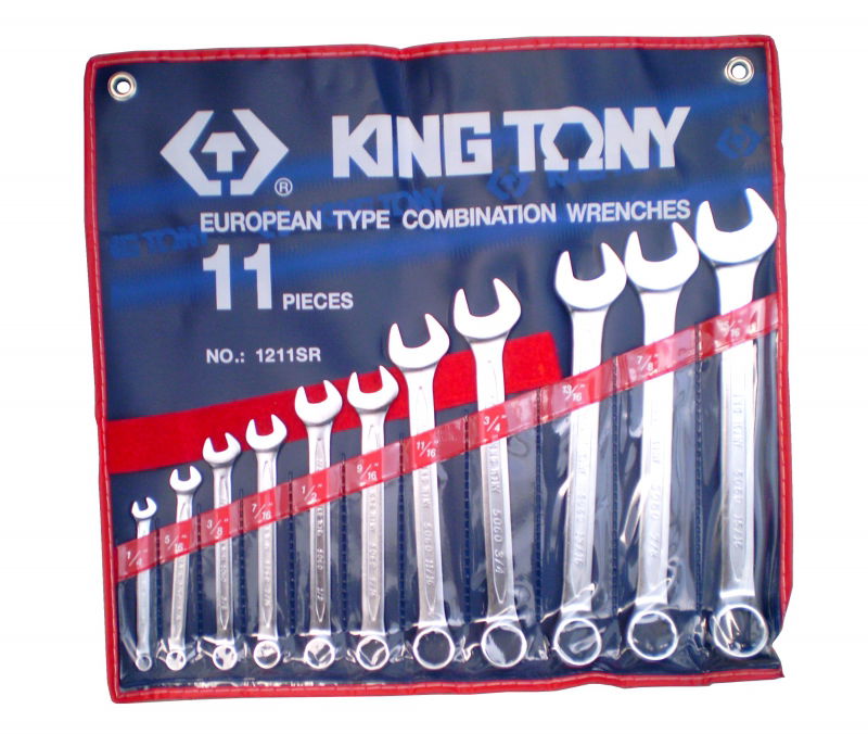 King Tony 11 részes csillag-villáskulcs készlet coll 1/4-15/16˝   1211SR termék fő termékképe