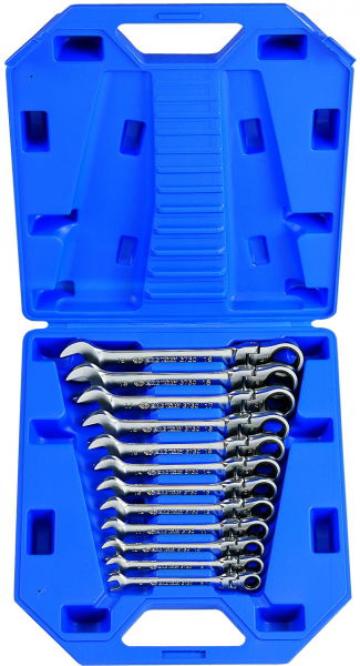 King Tony 12 részes flexibilis racsnis csillag-villáskulcs klt. 8-19mm 13012MR termék fő termékképe