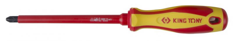 King Tony Szigetelt csavarhúzó PZ#3x150mm 14780306 termék fő termékképe