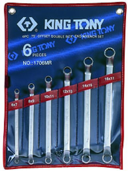 King Tony 6 részes csillagkulcs készlet 6-17mm 1706MR termék fő termékképe