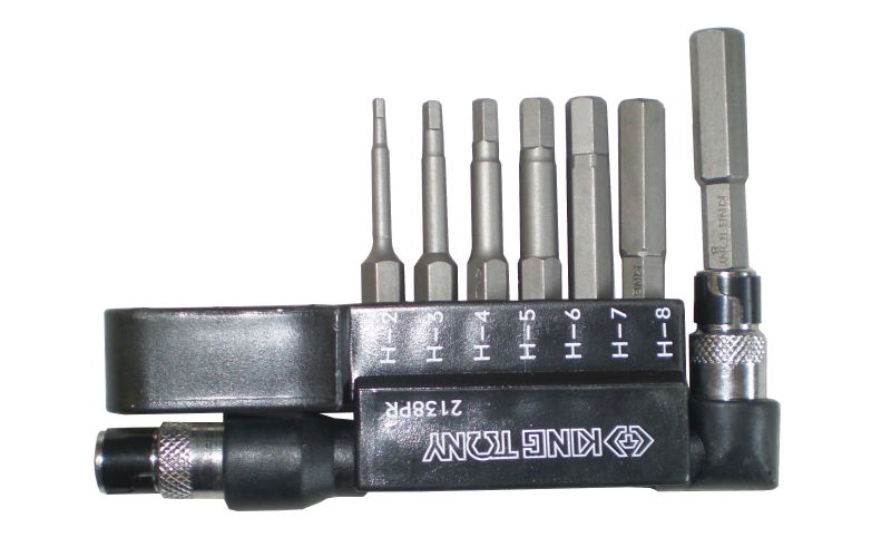 King Tony 7 részes L-tipusú bitkészlet   2138PR termék fő termékképe