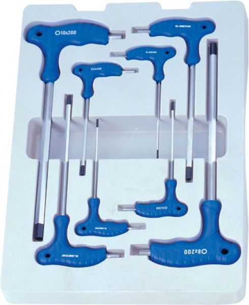 King Tony 8 részes L-nyelű imbuszkulcs készlet.2-10mm 22208MR termék fő termékképe