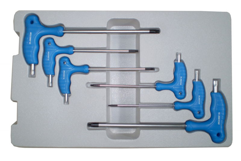 King Tony 6 részes L torxvégű imbuszkulcs készlet T10-T40 22306PR termék fő termékképe