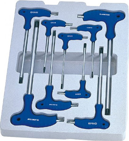 King Tony 9 részes L-nyelű torx imbuszkulcs készlet 10-T50 22309PR termék fő termékképe