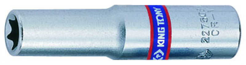 King Tony Torx hosszú dugókulcs 1/4˝ 4mm   227504M termék fő termékképe