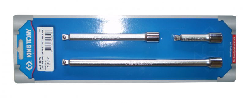 King Tony 3 részes offset toldószár készlet 3/8˝ 3103PR termék fő termékképe
