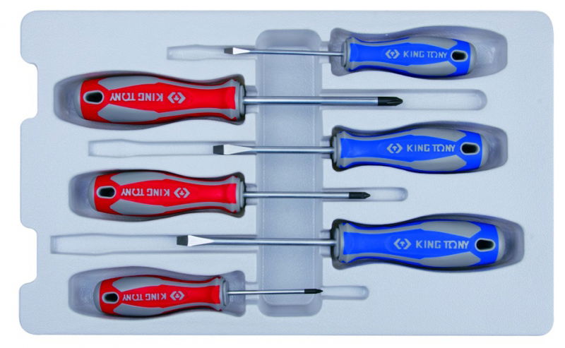 King Tony 6 részes csavarhúzó készlet  31116MR termék fő termékképe