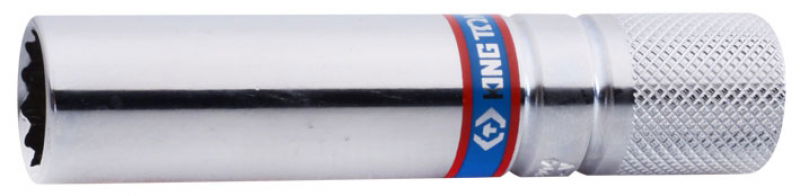 King Tony Gyertya-dugókulcs 3/8˝ 14mm, gumi 12* L=90mm 36C014 termék fő termékképe