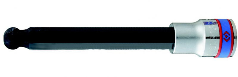 King Tony Gömbfejű hatszög bitfej 1/2˝,H 8,L=140mm    40D008 termék fő termékképe