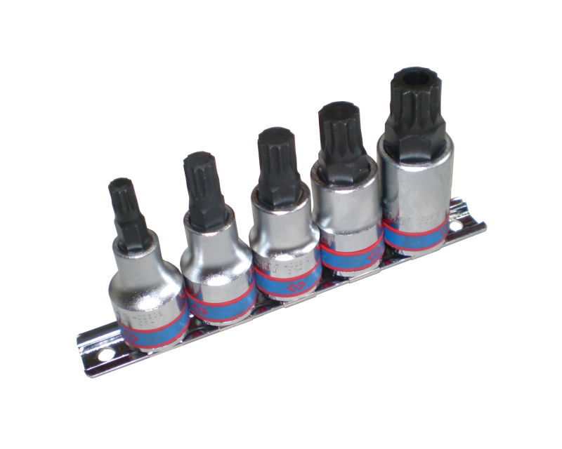 King Tony 5 részes 1/2˝-os spline-bitfejkészlet  4105PR termék fő termékképe