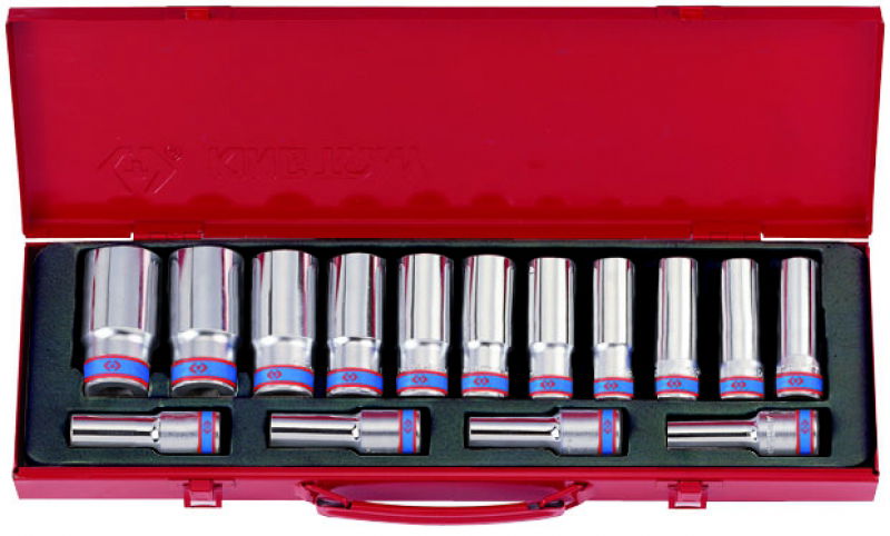 King Tony 15 részes 1/2˝-os kézi hosszú dugókulcs készlet.12*   4215MR termék fő termékképe