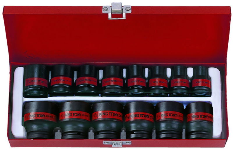King Tony 14 részes 1/2˝-os gépi dugókulcs készlet coll   4414SP termék fő termékképe