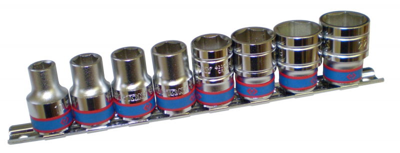 King Tony 8 részes 1/2˝-os kézi dugókulcs készlet 10-22mm 6* 4510MR termék fő termékképe