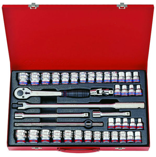 King Tony 42 részes1/2˝-os kézi dugókulcs készlet, mm&coll 4542CR02 termék fő termékképe