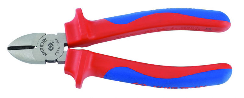 King Tony Oldalcsípő fogó 167 mm szigetelt 6216-06A termék fő termékképe