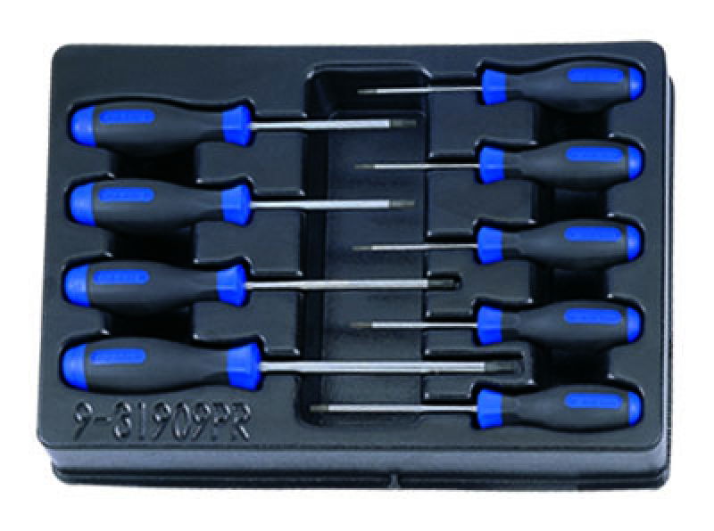 King Tony 9 részes csavarhúzó készlet, torx furatos, tálcás 9-31909PR termék fő termékképe