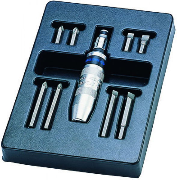 King Tony 10 részes ütve csavarhúzó készlet tálcás   9-4128FR termék fő termékképe