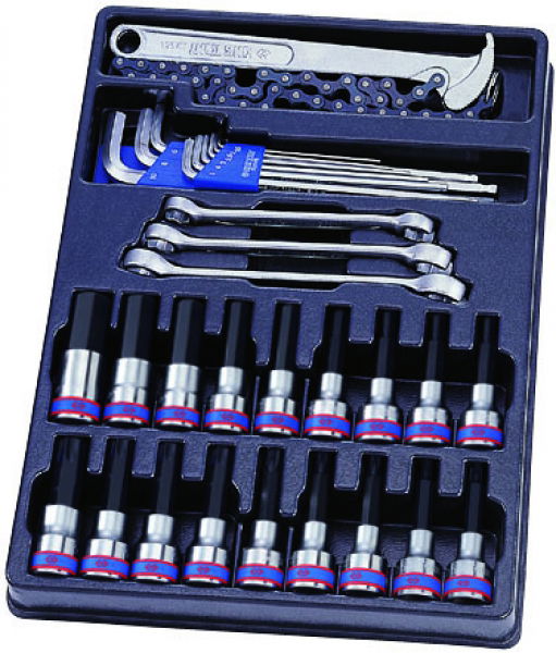 King Tony 31 részes szerszámkészlet szerszámos ládához 9-90131MR termék fő termékképe