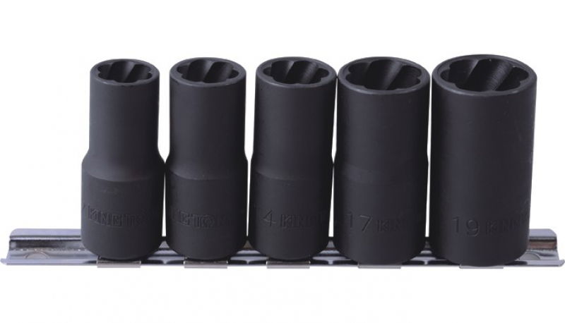 King Tony 5 részes kézi dugókulcs-készlet sérültfejű csavarokhoz1/2˝ 9TD035MR termék fő termékképe