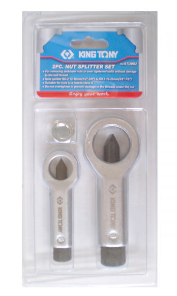 King Tony 2 részes csavaranya-vágó készlet 12-22mm 9TD062 termék fő termékképe