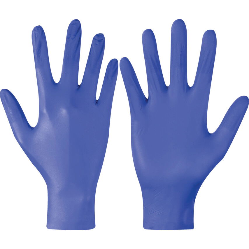 Aurelia SONIC 100 BLUE NITRILE PF GLOVES(BX-100) (S) termék fő termékképe
