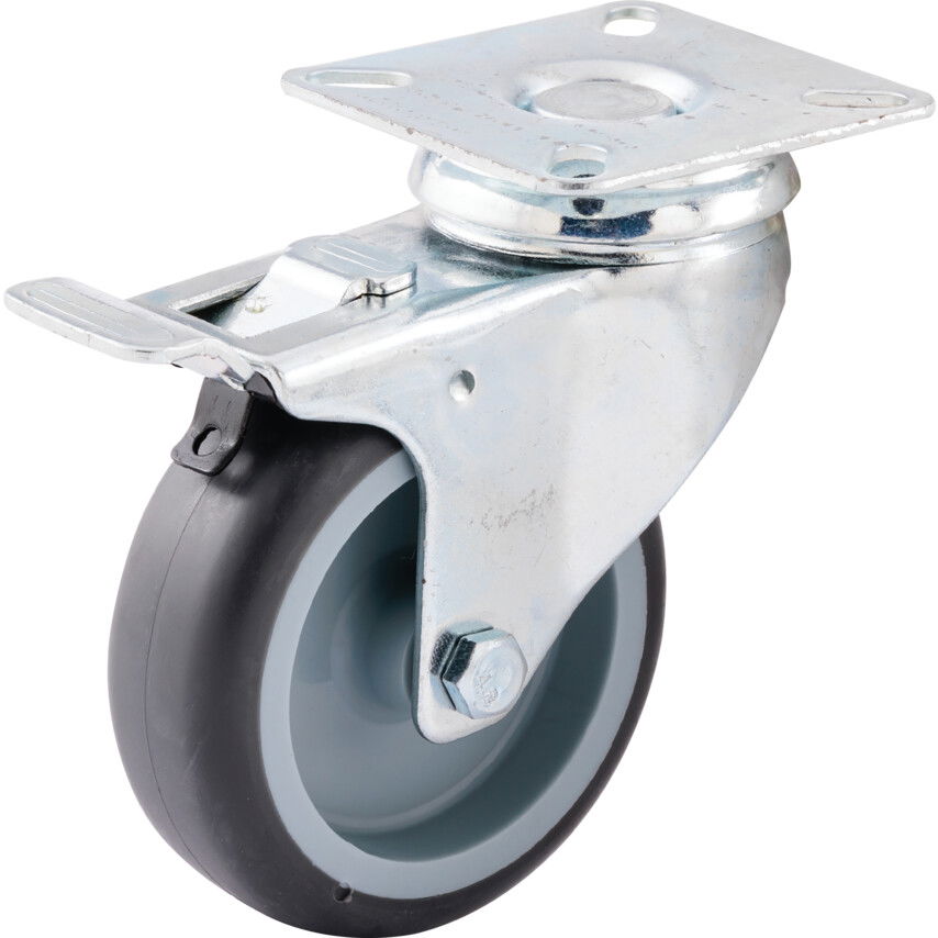 Atlas Workholders BOLYGÓ TÍPUS FELSÕ TÁNYÉRRAL ÉS FÉKKEL 75MM GUMIABRONCS termék fő termékképe