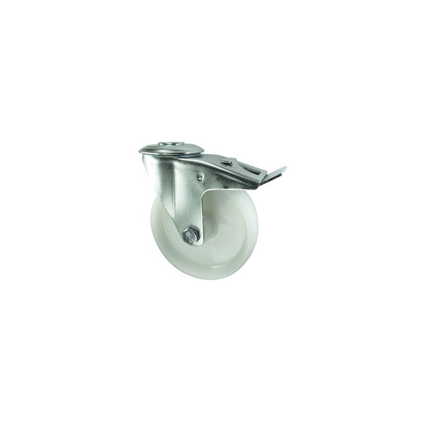 Atlas Workholders BOLYGÓ TÍPUS CSAPSZEGFURATTAL ÉS FÉKKEL 125MM NYLON termék fő termékképe