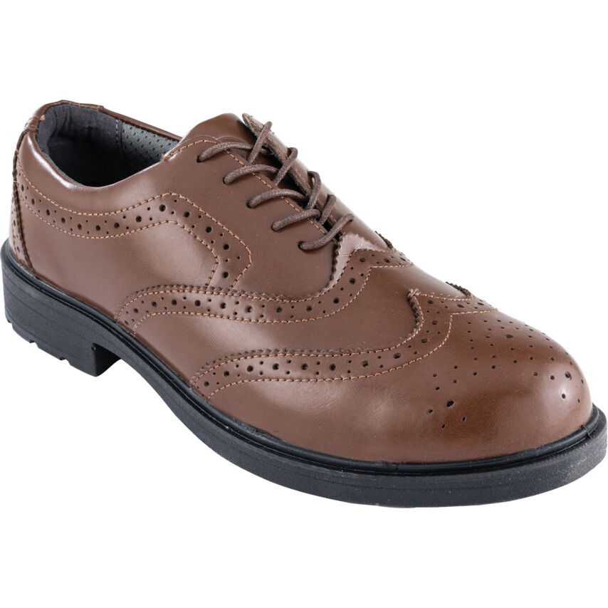 Halo BROGUE S3 SRC BARNA MUNKAVÉDELMI CIPŐ SIZE 6 termék fő termékképe