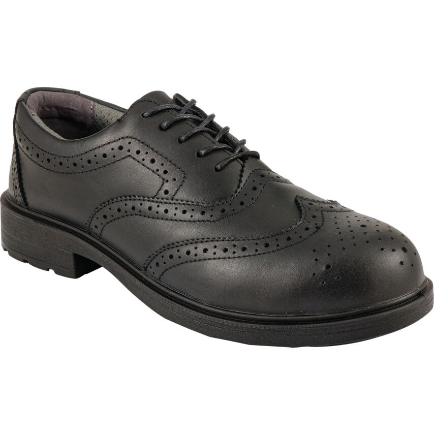 Halo BIZTONSÁGI BROGUE CIPŐ FEKETE S3 SRC TALP SZ 10 termék fő termékképe