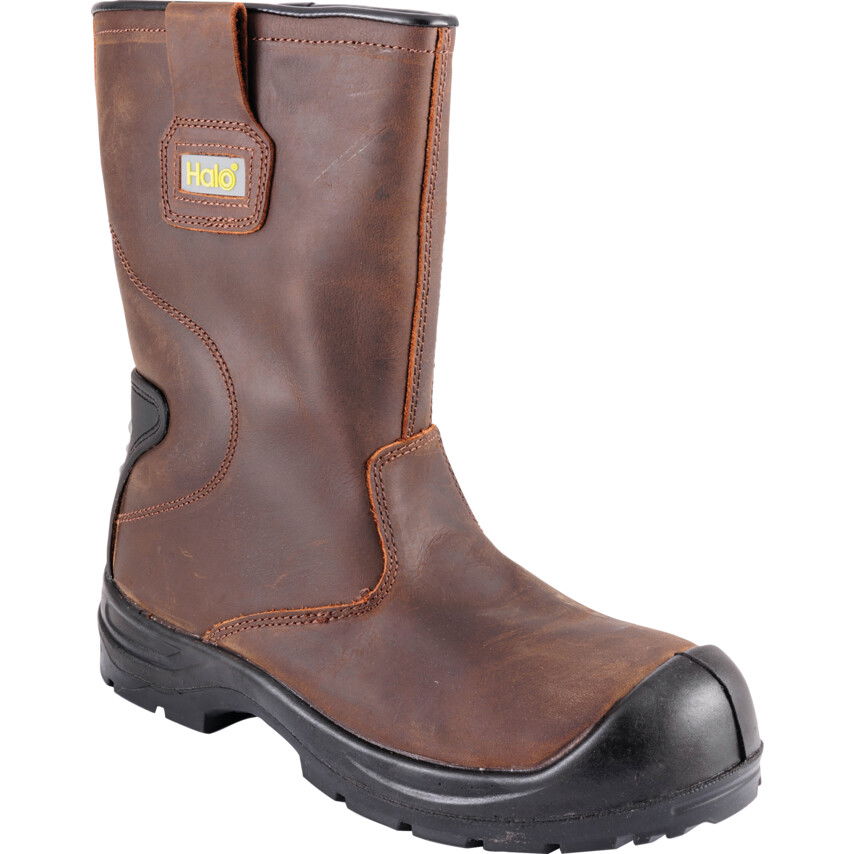 Halo MUNKAVÉDELMI CSIZMA BARNA S3 SRC TALP SZ 11 termék fő termékképe