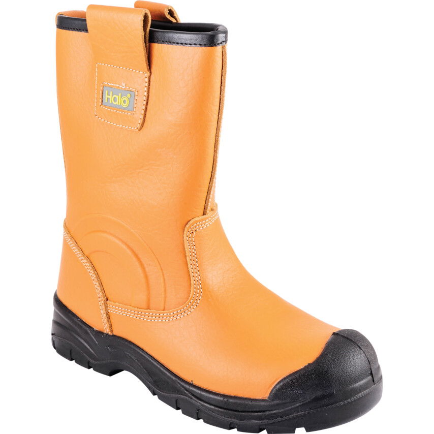 Halo MUNKAVÉDELMI CSIZMA, BŐRBÉLÉSES, DRAPP  SIZE 11 termék fő termékképe