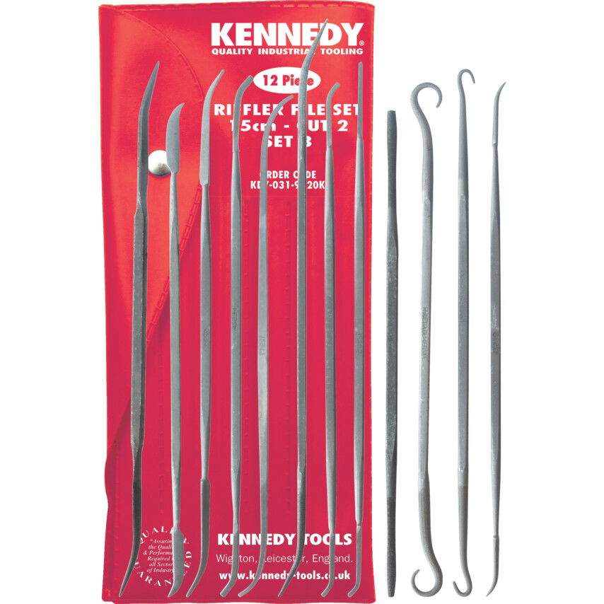Kennedy 12 DB-OS, 150MM ÉKSZERÉSZ/ÖTVÖS TŰRESZELŐ B-KÉSZLET - FÉLSIMÍTÓ termék fő termékképe
