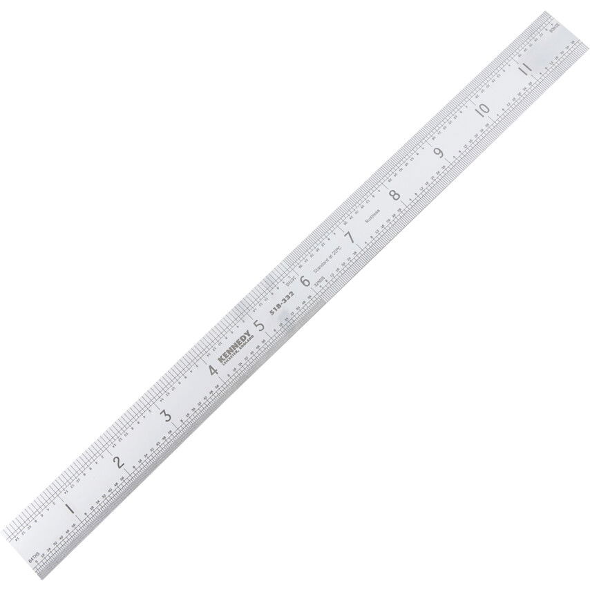 Kennedy 300MM/12" MEREV ROZSDAMENTES VONALZÓ SZÖGLETES VÉGGEL termék fő termékképe