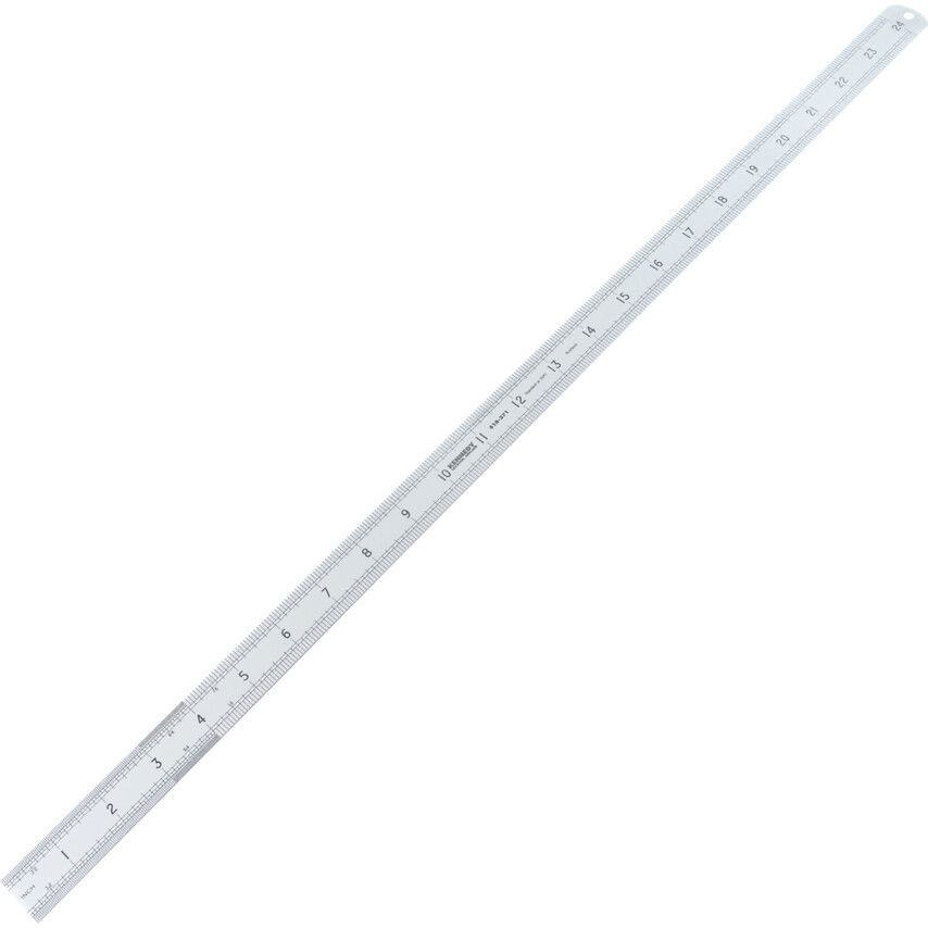 Kennedy 600MM24" MEREV ROZSDAMENTES VONALZÓ LEKEREKÍTETT VÉGGEL termék fő termékképe