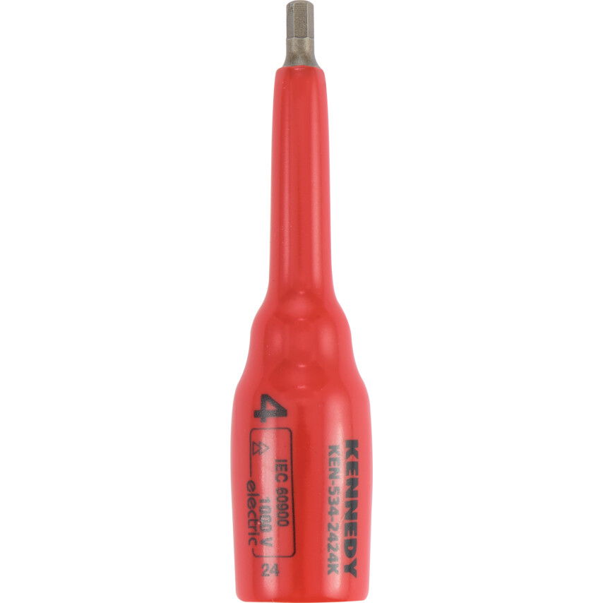 Kennedy Pro 4MM SZIGETELT HOSSZÚ HATSZÖGKULCS 3/8" - 1000 V termék fő termékképe
