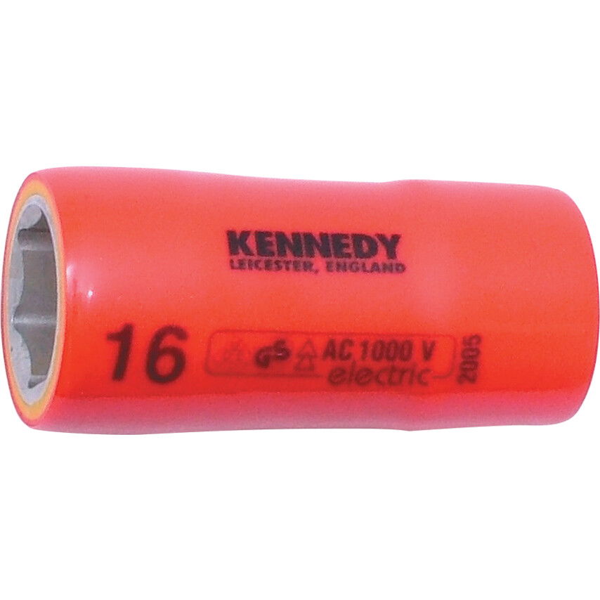 Kennedy Pro 16MM SZIGETELT HATSZÖGŰ DUGÓKULCS 1/2" MEGHAJTÓVAL termék fő termékképe