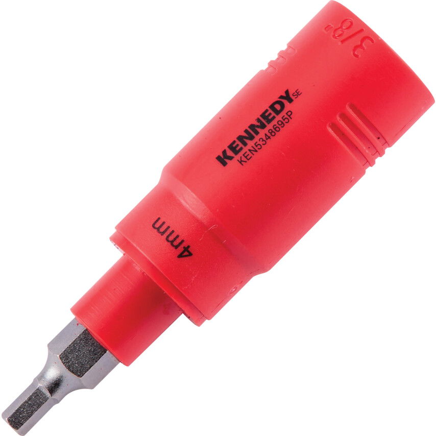 Kennedy SE Szigetelt imbusz dugókulcs 3/8"meghajtással – 4 mm – 1000 V termék fő termékképe