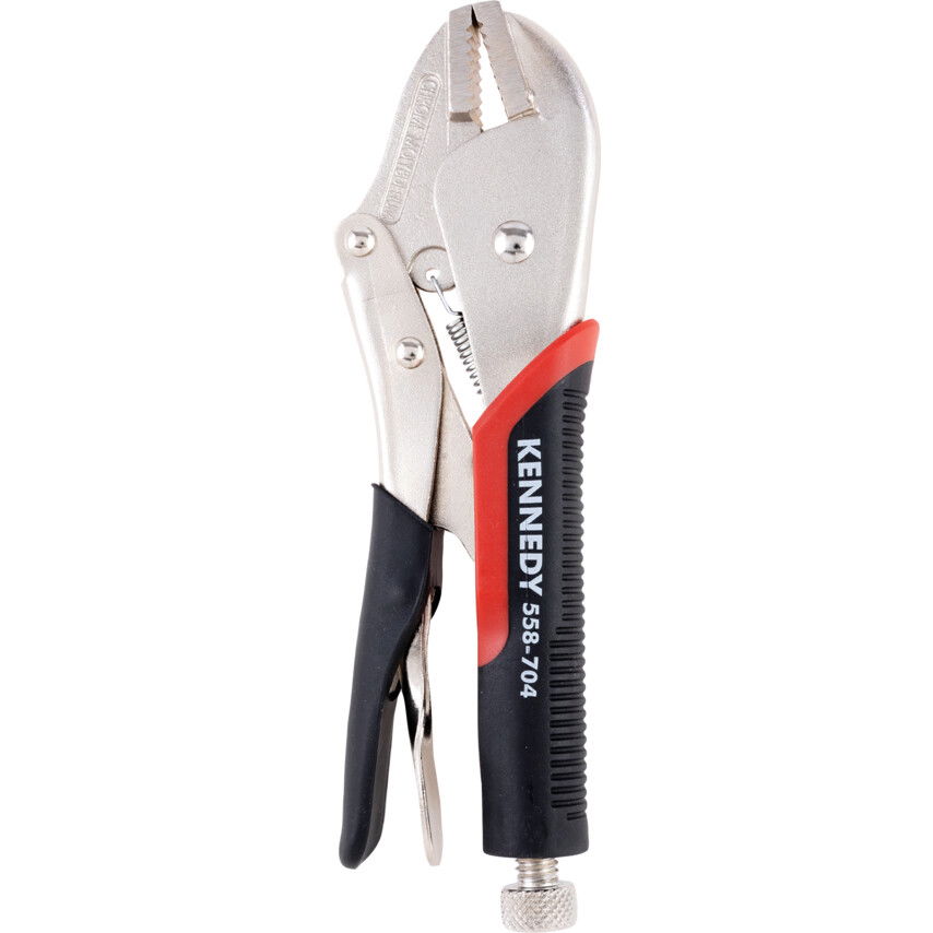 Kennedy Pro 250MM/10" ÖNZÁRÓ FOGÓ EGYENES POFÁVAL, KETTŐS ANYAGÚ MARKOLATTAL termék fő termékképe