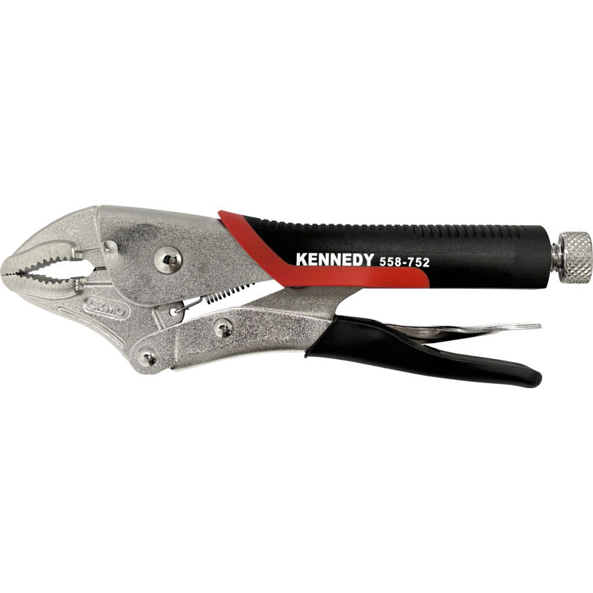 Kennedy 250mm/10" CURVED JAW BI-MATERIALHANDLE GRIP WRENCH termék fő termékképe