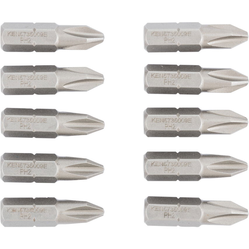 Kennedy No.2 CROSS/PT SCREWDRIVER BIT1/4" HEX STD (PK-10) termék fő termékképe