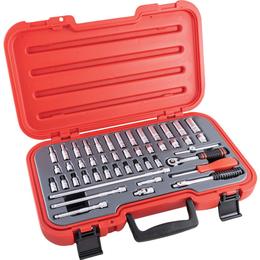 Kennedy METRIKUS DUGÓKULCS KÉSZLET 1/4" MEGHAJTÓVAL 46 DB-OS termék fő termékképe