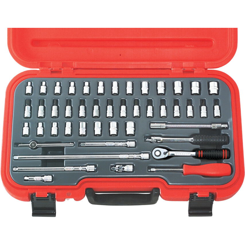 Kennedy METRIKUS/AF DUGÓKULCS KÉSZLET 1/4" MEGHAJTÓVAL 46 DB-OS termék fő termékképe