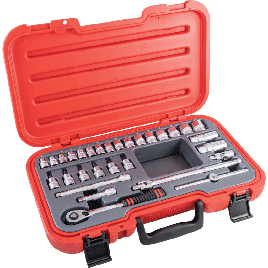 Kennedy METRIKUS DUGÓKULCS KÉSZLET 3/8" MEGHAJTÓVAL 30 DB-OS termék fő termékképe