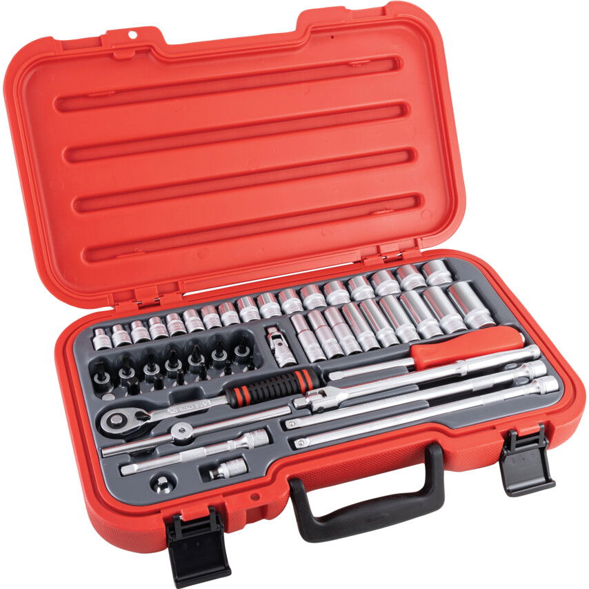Kennedy METRIKUS DUGÓKULCS KÉSZLET 3/8" MEGHAJTÓVAL 50 DB-OS termék fő termékképe