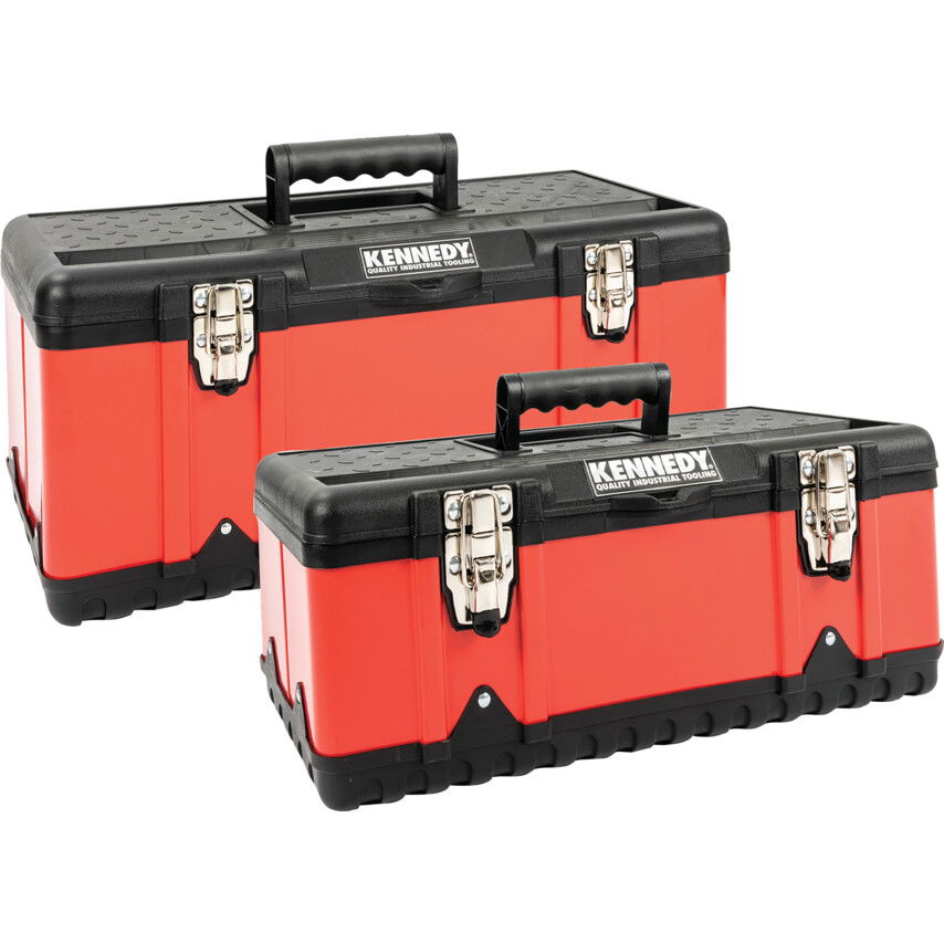 Kennedy 470x582mm RED METAL TOOLBOX SET2-PCE termék fő termékképe