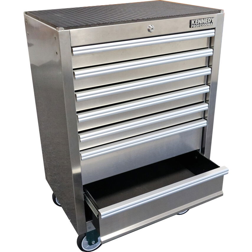 Kennedy Pro STAINLESS STEEL ROLLER CABINETPROFESSIONAL RANGE 7 DRAWERS 27" termék fő termékképe